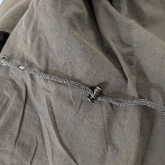 Levis Military Jacket Womens Size Small Green Utility Chore Cotton Full Zip - Picture 10 of 16
